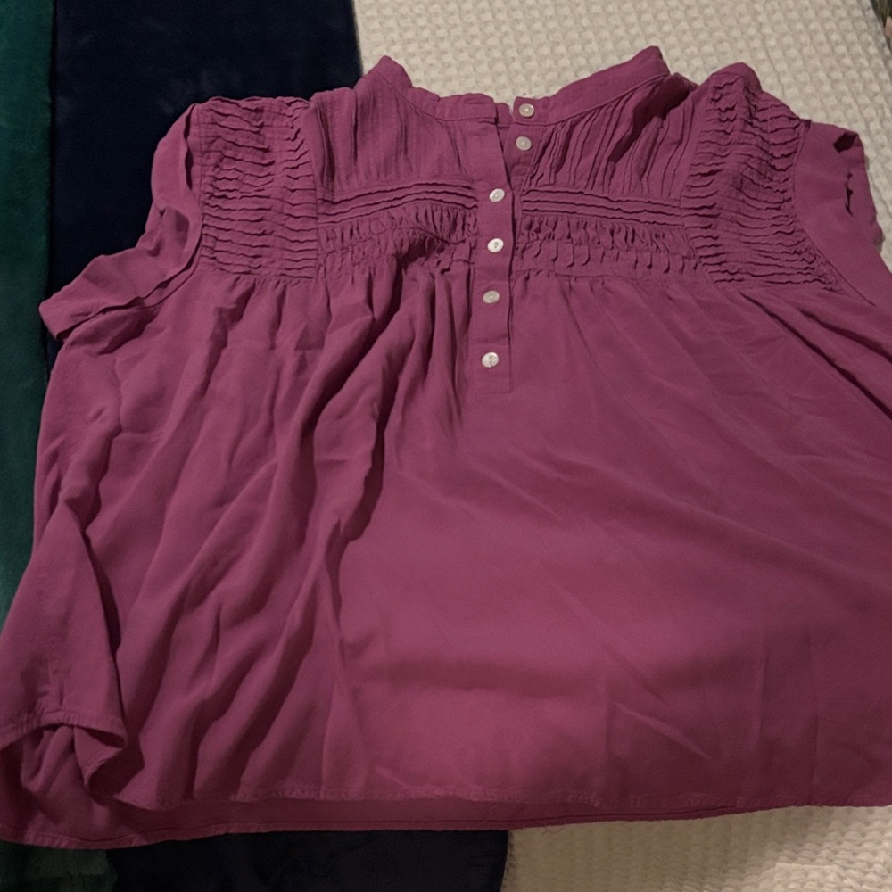 Women's Purple Top by Andrée